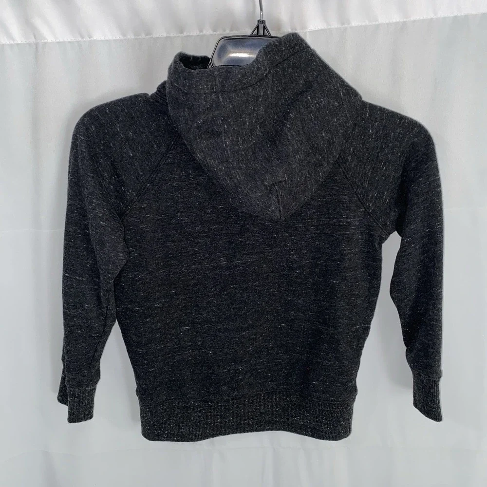 Homage Blank Charcoal Hoodie Hooded Sweatshirt Youth Kids Size 6